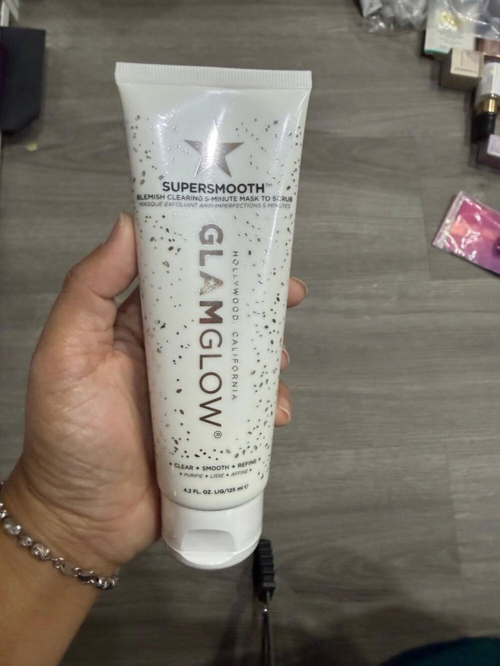 Glamglow Supersmooth Blemish Clearing Mask to Scrub 4.2oz NEW